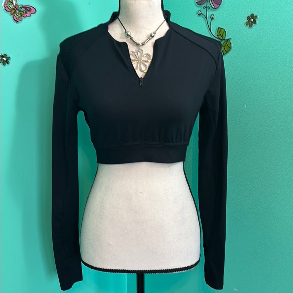 LM Long Sleeve crop Top